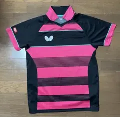 バタフライ 卓球ユニフォーム（M） ピンク/ブラック