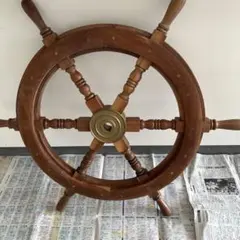 antique-船 舵 ヴィンテージ ファニチャー ポスト ミッド インテリア
