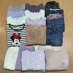 女の子　子供服　大量まとめ売り 140 冬服18点
