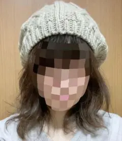 ニットベレー帽