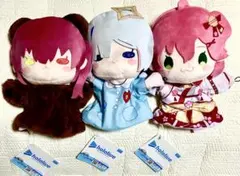 ホロライブプロダクションパペットぬいぐるみ 宝鐘マリン・天音かなた・さくらみこ