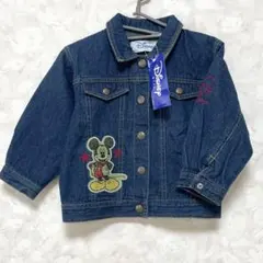 【タグ付】Disney デニムジャケット 90cm ミッキー