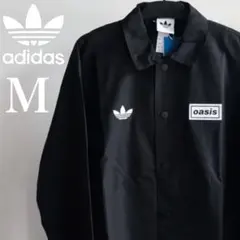 新品M⭐️adidas × oasis ツアー コーチジャケット ブラック