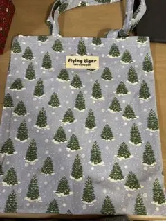 flying tiger フライングタイガークリスマストートバッグ エコバッグ