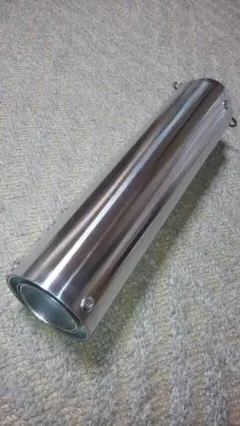 大人気！シルバーの筒サイレンサー50.8π(新品) CBXゼファーXJR♪激安！のサムネイル