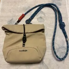 topologie ベージュ ショルダーバッグ