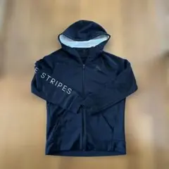 adidas ブラック フルジップ パーカー 160cm