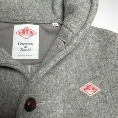 DANTON ウールモッサ 2way フード コート 日本製 グレー 36