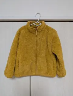 UNIQLO フリースジャケット 110サイズ オレンジ　黄色