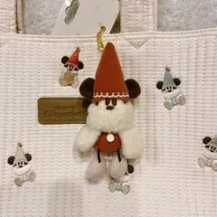 ディズニー クリスマス 2025 リルリンリン ぬいぐるみチャーム 赤