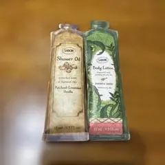 新品未使用　SABON シャワーオイル ボディローション サンプルセットのサムネイル