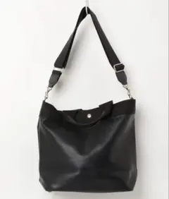 【美品】トプカピ　リプル　2wayトートバッグ　ネオレザー　ブラック