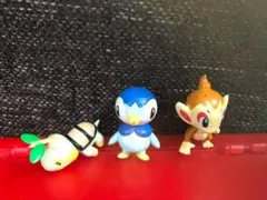 ポケモンフィギュア  ナエトル ポッチャマ ヒコザル
