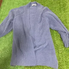AZUL by MOUSSY 薄い青 カーディガン Sサイズ