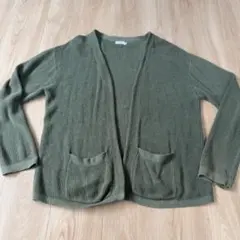 メンズ カーディガン トップス koe カーキ M レディース
