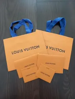 ルイヴィトン紙袋　ショッパー、メッセージカード、領収書入れ