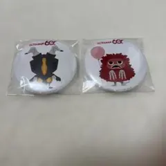 ウルトラマン　缶バッジ　ゼットン　ピグモン　AJ アニメジャパン
