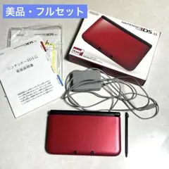 ニンテンドー3DS LL レッドXブラック 動作確認済