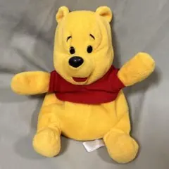 プーさん パペット くまのプーさん　ぬいぐるみ　ハンドパペット　レトロ