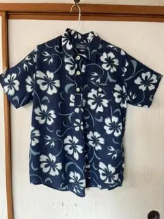 TIGRE BROCANTE アロハシャツ 花柄 ネイビーのサムネイル