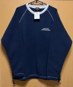 【新品】Dickies ディッキーズ　トレーナー　フリース　ネイビー　Mのサムネイル