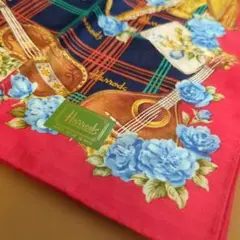 新品　Harrods 楽器デザイン ハンカチのサムネイル