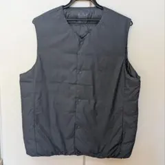 【新品&未使用】25F/W無印良品　軽量ダウン　ポケッタブルノーカラーベスト　L