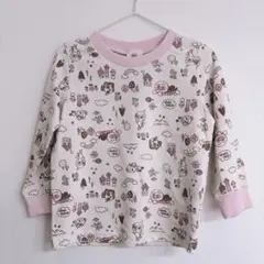 【新品】アンパンマン カットソー 95 ピンク長袖 キッズ ベビー 女の子