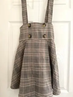 チェック柄フレアスカート 量産型 スカート 地雷 レディース