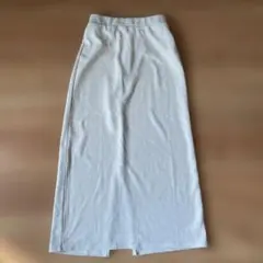 【美品】 しまむら ナロースカート ニット アイボリー