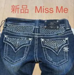 新品 Miss Me 平成ギャル Y2K ラインストーン デニムパンツ 25