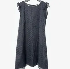 Bon mercerie サイズ36 レース　ノースリーブ　ワンピース 黒のサムネイル