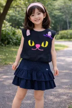 ハロウィン　コスプレ　衣装　120 黒猫