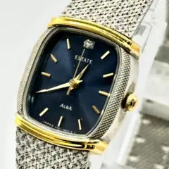 稼動品 新品電池交換 美品 SEIKO ALBA エステート 腕時計 90s