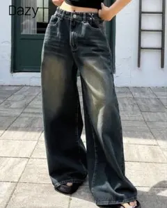 Dazy ワイドデニム バギージーンズ デニムパンツ