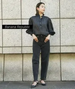 1081 Banana Republic ハイライズ バレルレッグジーンズのサムネイル