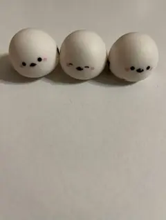 シマエナガ　ラバーマスコット３つ