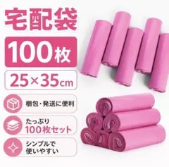 新品 宅配ビニール袋 ピンク 梱包資材 発送用 100枚入り 発送 - メルカリ
