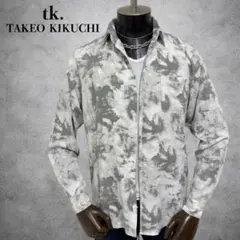 tk.TAKEO KIKUCHI 総柄シャツ　長袖シャツ　トップス