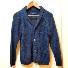 SOLDO ダークブルー カーディガンジャケット　Mサイズ02