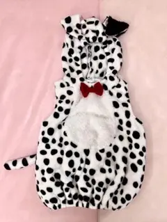 ダルメシアン　コスプレ　ハロウィン　仮装　８０センチ　クリアストーン