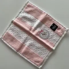 POLO タオルハンカチ ピンク 無撚糸のサムネイル