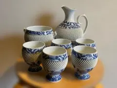 有田焼 網目透かし 琴峰　器セットのサムネイル