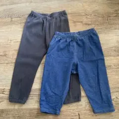 UNIQLO ボトムス 100cm 110cm 2点セット　保育園着、洗い替え