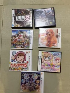 ニンテンドー3DS、DSゲームソフト7本セットまとめ売り