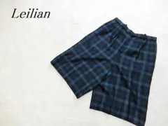 極美品　Leilian　レリアン　ハーフパンツ　チェック　１３+のサムネイル