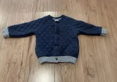 PETIT BATEAU ネイビー キルティングアウター