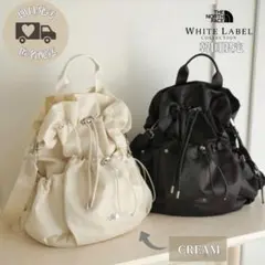 【韓国ノースフェイス】 Bonney Pack M クリーム　新作✨