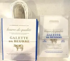 GALETTE au BEURRE ショップ袋 ショッパー を40枚セットのサムネイル