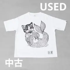 Sサイズ ボリス雑貨店 Tシャツ ちくま 2021年8月号表紙 ヒグチユウコ